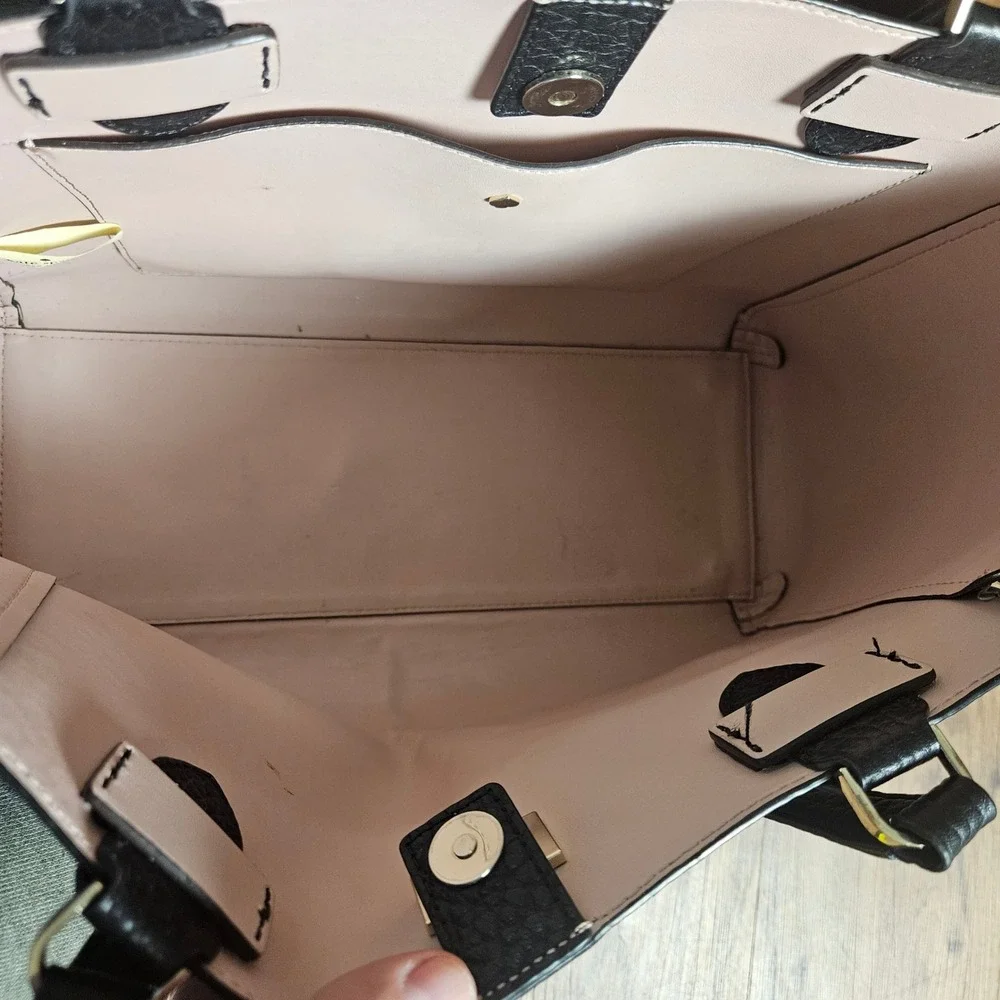 Kate Spade‎ Carter Street Tyler Tote Shoulder Bag Pebbled Leather Pink Interior